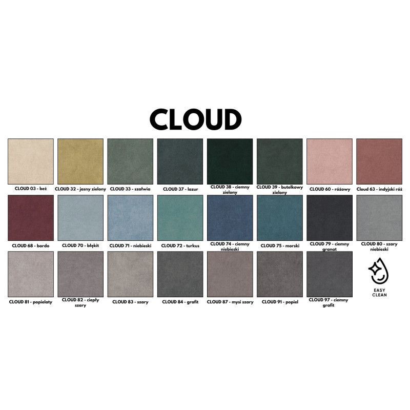 Garderoba Aria wersja 1 Kaszmir uchwyt półokrągły