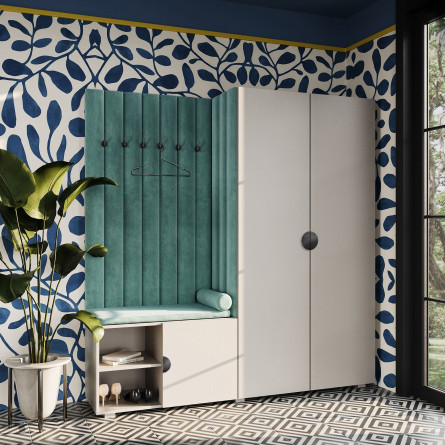 Garderoba Aria wersja 1 Kaszmir uchwyt półokrągły