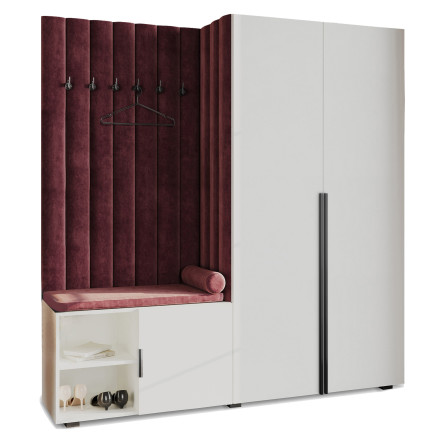 Garderoba Aria wersja 1 Biała Hexa