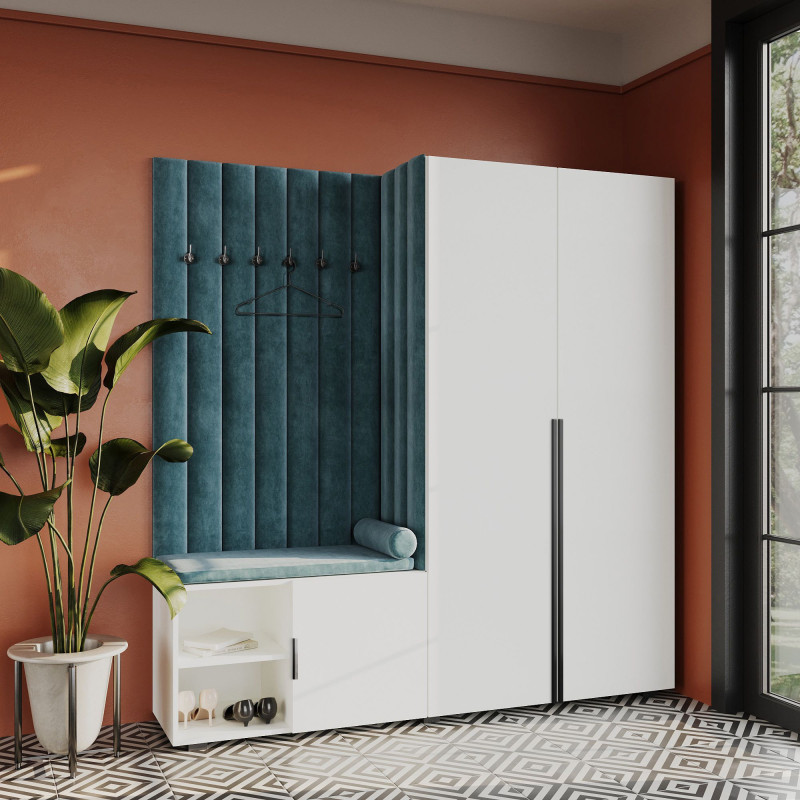 Garderoba Aria wersja 1 Biała Hexa Garderoba Aria wersja 1 Biała Hexa