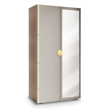 Szafa Garderoba uchylna Aria 90 z lustrem uchwyt półokrągły