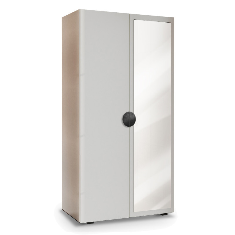 Szafa Garderoba uchylna Aria 90 z lustrem uchwyt półokrągły
