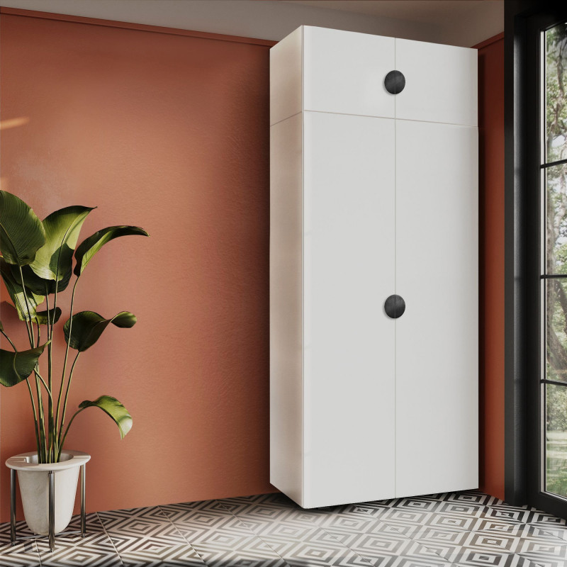 Szafa Garderoba z nadstawką uchylna Aria 90 uchwyt półokrągły