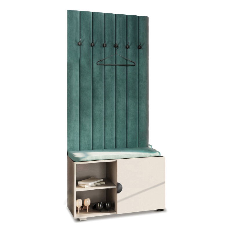 Garderoba Wieszak Aria wersja 2 Kaszmir uchwyt półokrągły