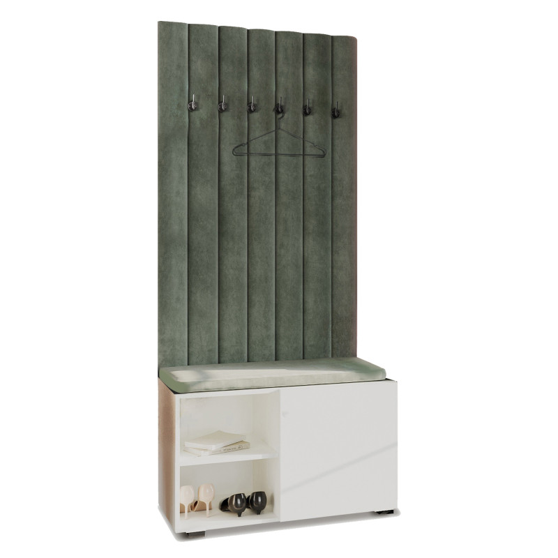 Garderoba wersja 2 Wieszak Aria Biała PTO