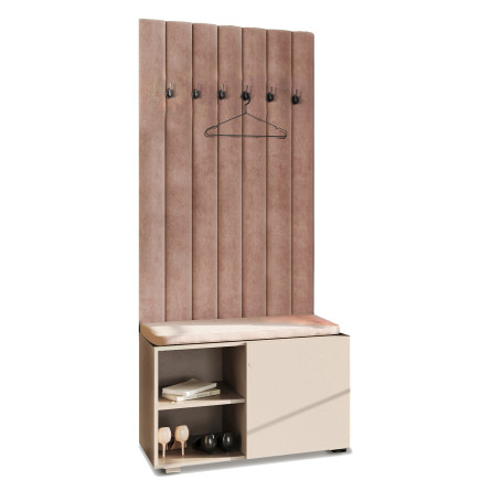 Garderoba Wieszak Aria wersja 2 Beż Piaskowy PTO