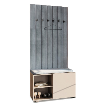 Garderoba Wieszak Aria wersja 2 Beż Piaskowy PTO