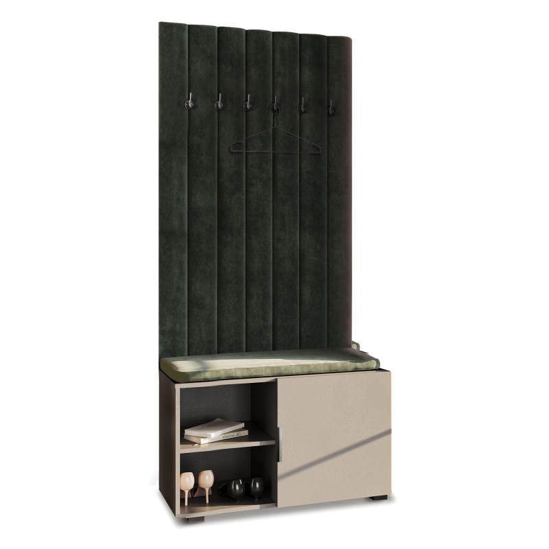 Garderoba Wieszak Aria wersja 2 Szary uchwyt Hexa