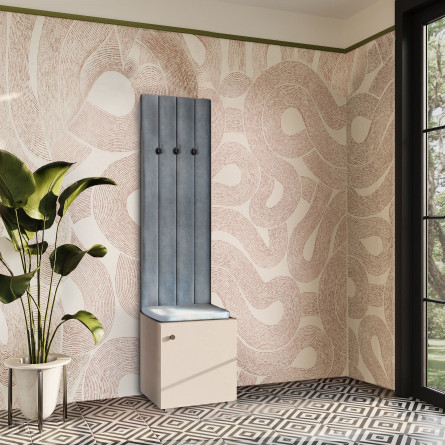 Garderoba Aria wersja 8 Wieszak szafka 56 Beż Piaskowy uchwyt gałka