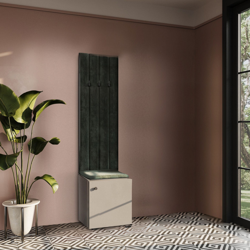 Garderoba Aria wersja 8 Wieszak szafka 56 Szary uchwyt gałka Garderoba Aria wersja 8 Wieszak szafka 56 Szary uchwyt gałka