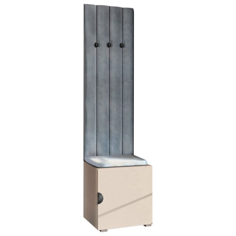 Garderoba Aria wersja 8 Wieszak szafka 56 Beż Piaskowy uchwyt półokrągły