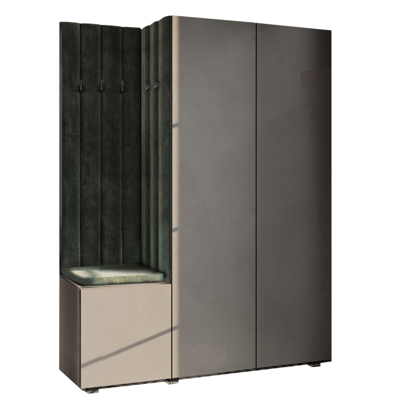 Garderoba Aria wersja 5 szara PTO