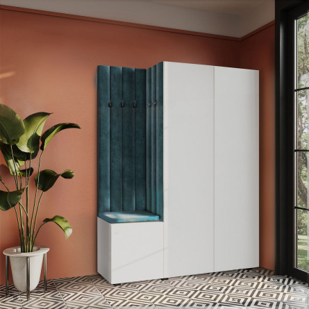 Garderoba Aria wersja 5 Biała PTO