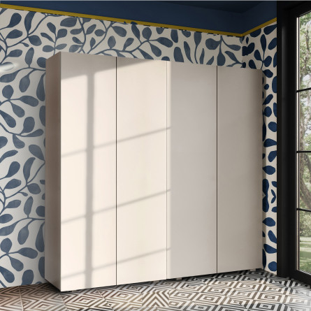 Szafa Garderoba uchylna podwójna Aria 180 kaszmir PTO Szafa Garderoba uchylna podwójna Aria 180 kaszmir PTO