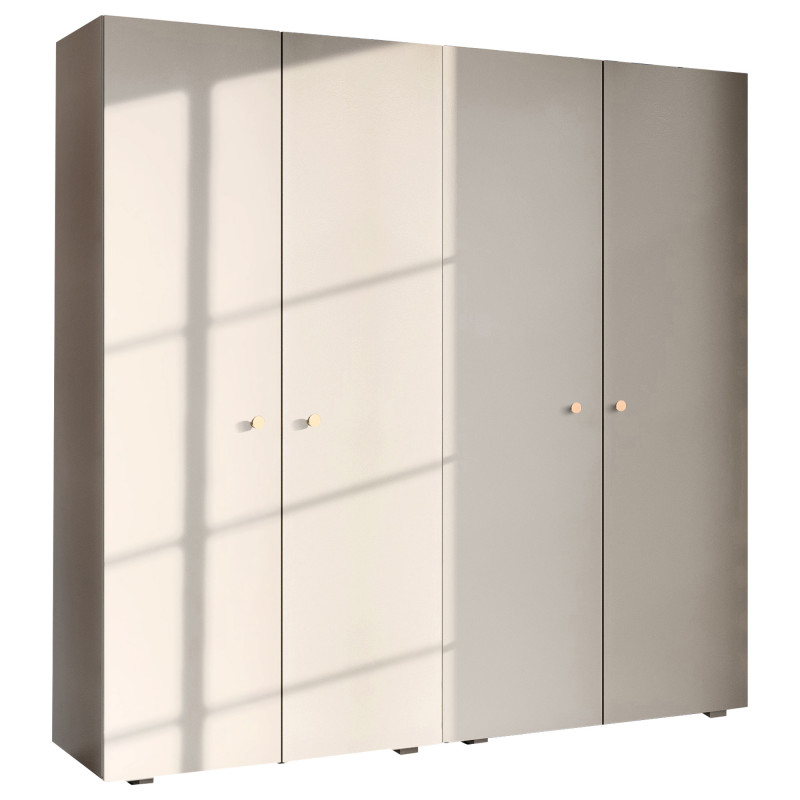 Szafa Garderoba uchylna podwójna Aria 180 kaszmir GZ Szafa Garderoba uchylna podwójna Aria 180 kaszmir GZ