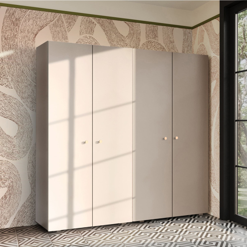 Szafa Garderoba uchylna podwójna Aria 180 piasek pustyni GZ Szafa Garderoba uchylna podwójna Aria 180 piasek pustyni GZ