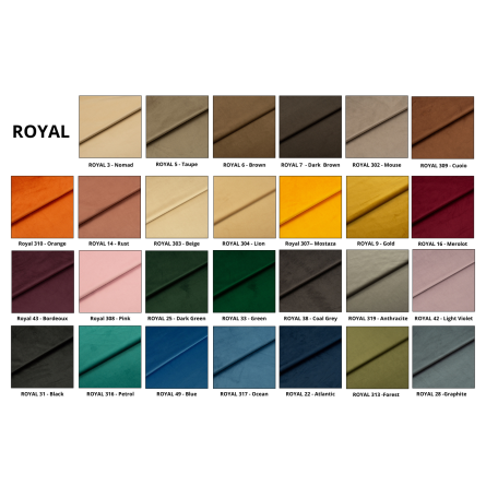 Garderoba Aria wersja 6 kaszmir z nadstawką uchwyt półokrągły