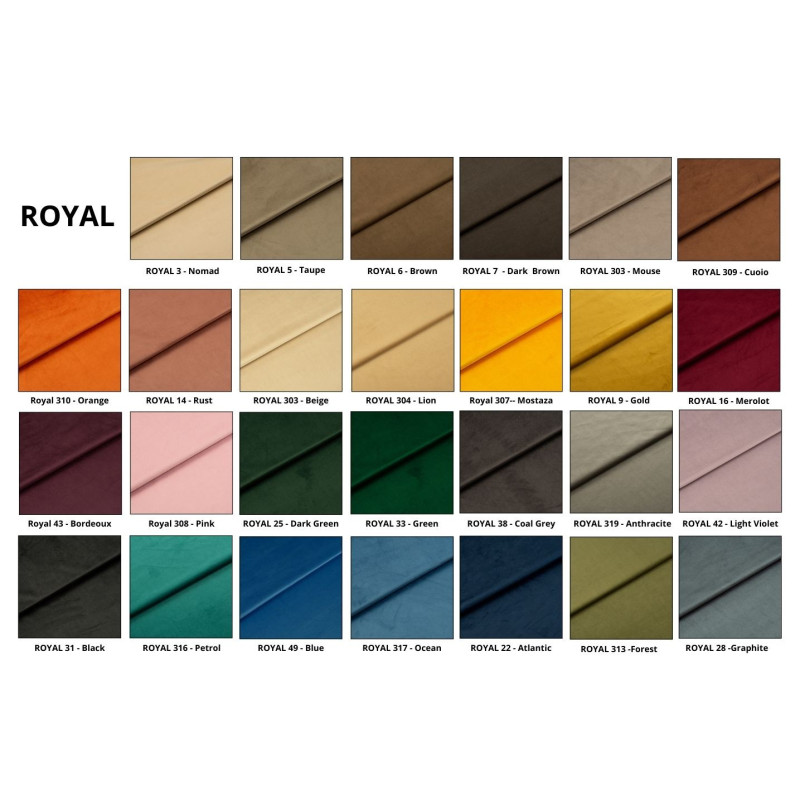 Garderoba Wieszak Aria wersja 2 Kaszmir uchwyt półokrągły