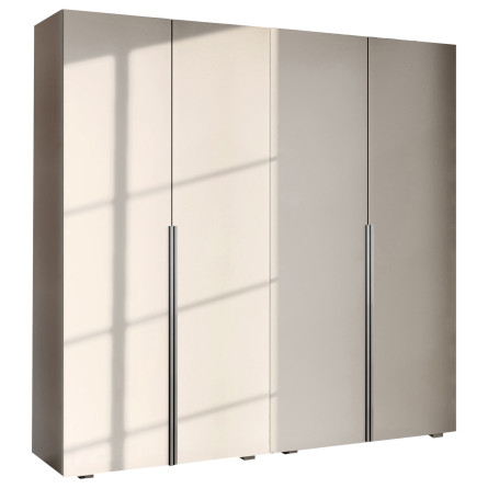 Szafa Garderoba uchylna podwójna Aria 180 kaszmir hexa czarna