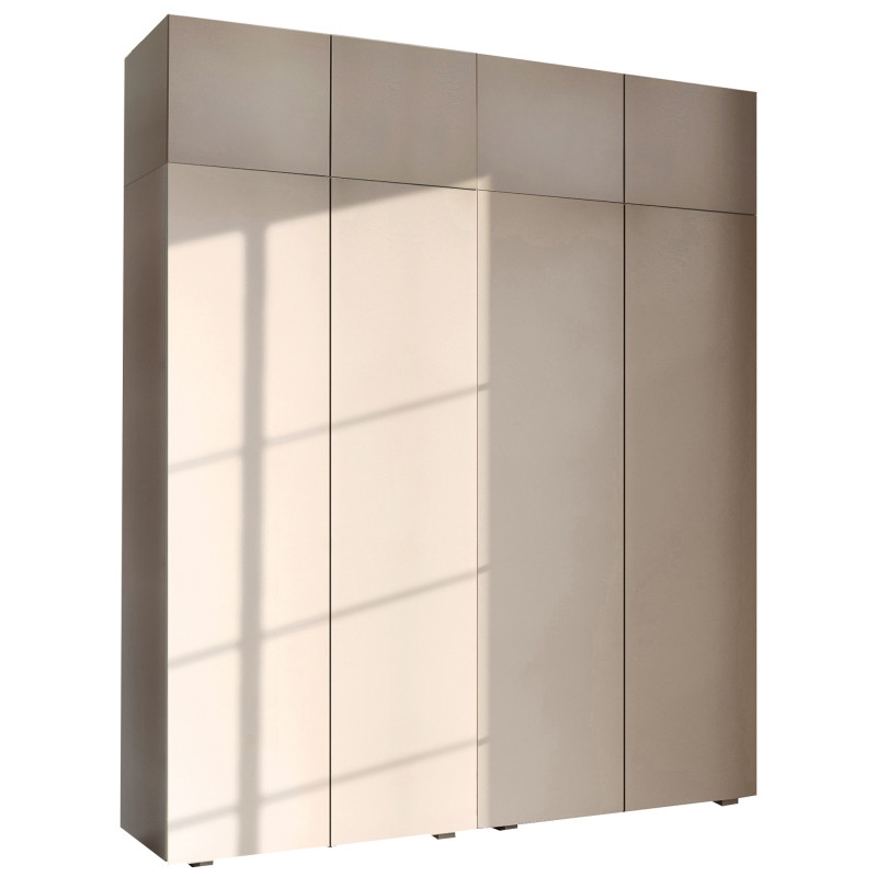 Szafa Garderoba uchylna podwójna Aria 180 piasek pustyni PTO z nadstawką