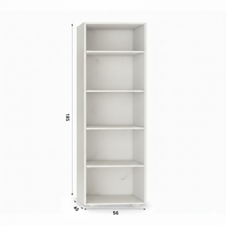 Szafa Garderoba uchylna do przedpokoju sypialni Aria 56 HZ Szafa Garderoba uchylna do przedpokoju sypialni Aria 56 HZ