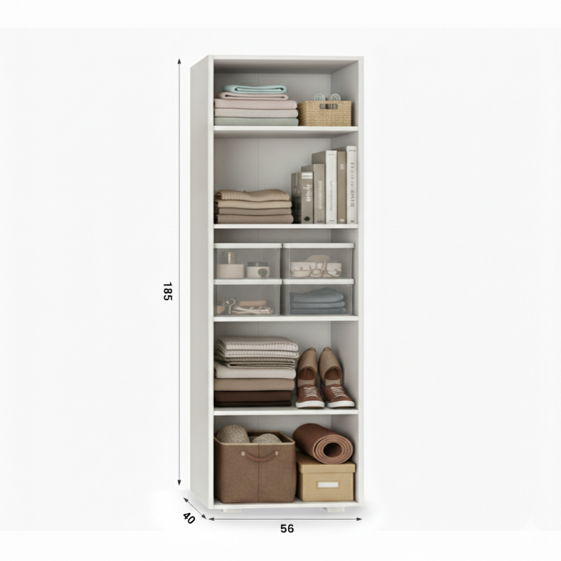 Szafa Garderoba uchylna do przedpokoju sypialni Aria 56 HZ Szafa Garderoba uchylna do przedpokoju sypialni Aria 56 HZ