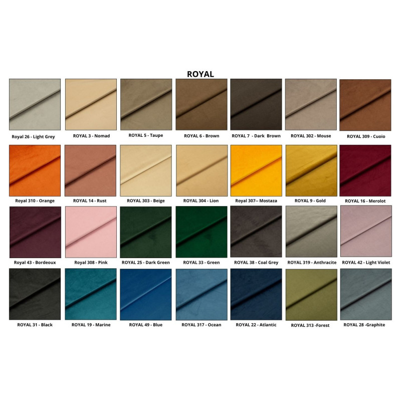 Garderoba Aria wersja 9 kaszmir półokrągły