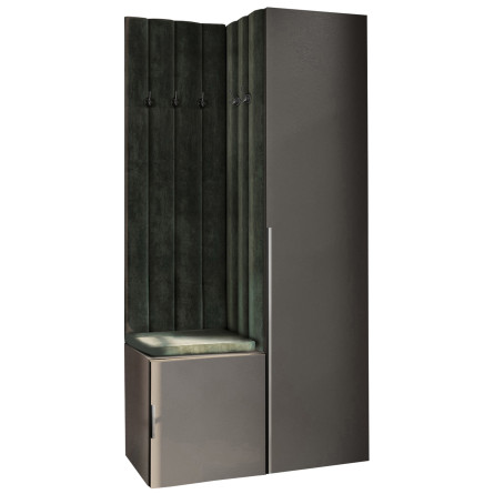 Garderoba Aria wersja 9 szara hexa