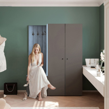 Garderoba Aria wersja 5 szara Garderoba Aria wersja 5 szara