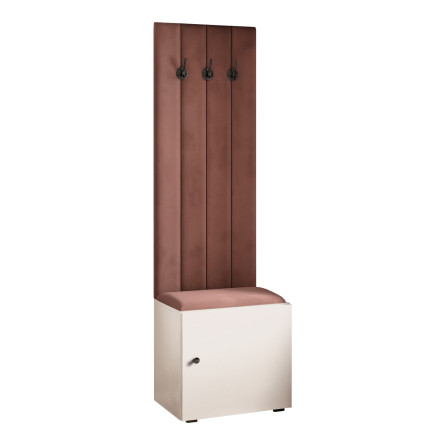 Garderoba Aria wersja 8 Wieszak Szafka 56cm uchwyt gałka czarna