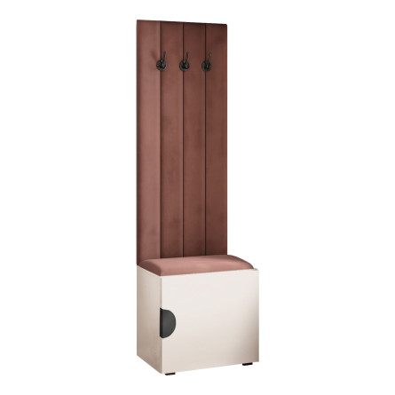 Garderoba Aria wersja 8 Wieszak Szafka 56cm uchwyt czarny moon