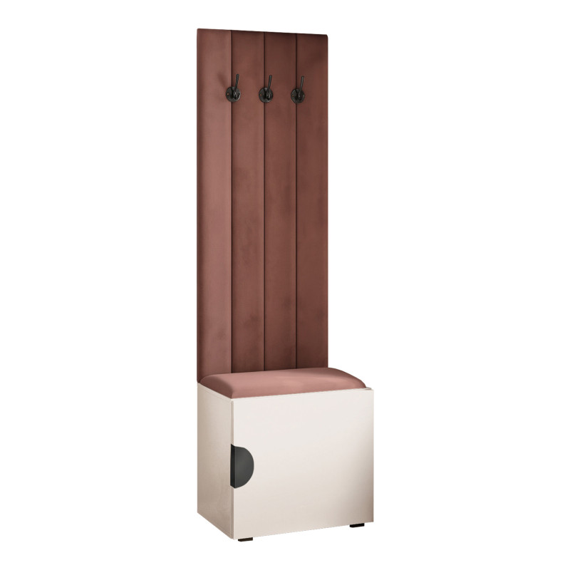 Garderoba Aria wersja 8 Wieszak Szafka 56cm uchwyt czarny moon