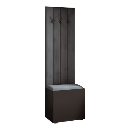 Garderoba Aria wersja 8 Wieszak Szafka 56cm uchwyt PTO czarny