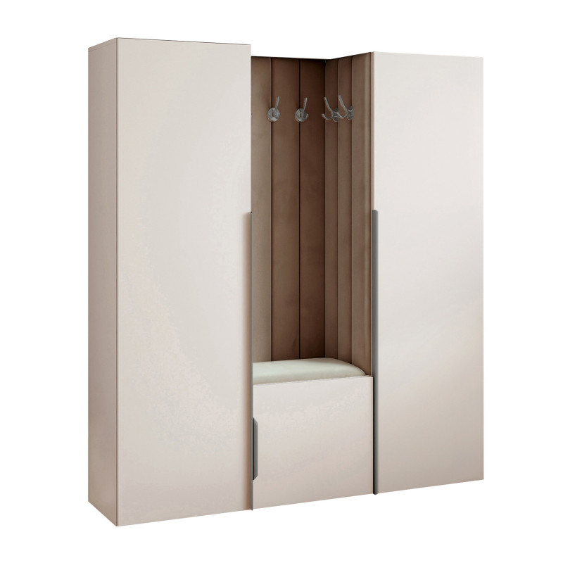 Garderoba Aria wersja 3 kaszmir 168cm uchwyt hexa
